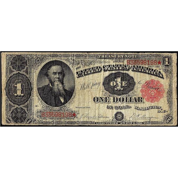 1891 $1 Treasury Note