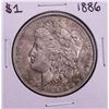 Image 1 : 1886 $1 Morgan Silver Dollar Coin