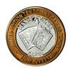 Image 1 : .999 Fine Silver Four Queens Las Vegas, NV $10 Limited Edition Gaming Token