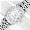 Image 2 : Rolex Ladies Stainless Steel White Diamond Datejust Wristwatch