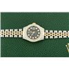 Image 4 : Rolex Ladies Two Tone Black 1 ctw Diamond Datejust Wristwatch