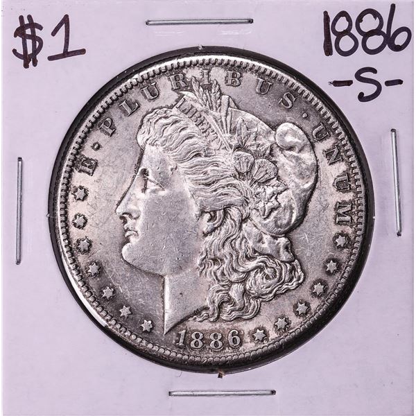 1886-S $1 Morgan Silver Dollar Coin