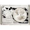 Image 1 : 1995 $1 American Silver Eagle Coin & 2oz Silver Bar Set