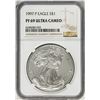 Image 1 : 1997-P $1 Proof American Silver Eagle Coin NGC PF69 Ultra Cameo