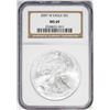 Image 1 : 2007-W $1 Burnished American Silver Eagle Coin NGC MS69