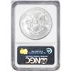 Image 2 : 2007-W $1 Burnished American Silver Eagle Coin NGC MS69