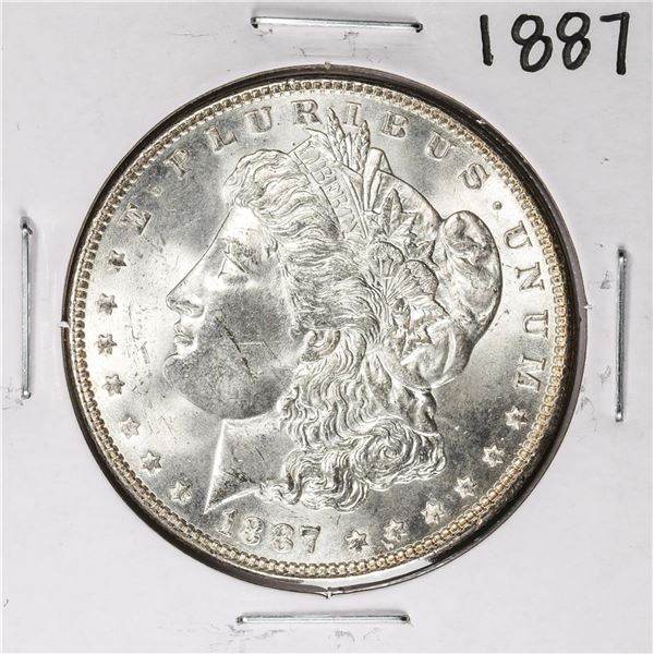 1887 $1 Morgan Silver Dollar Coin