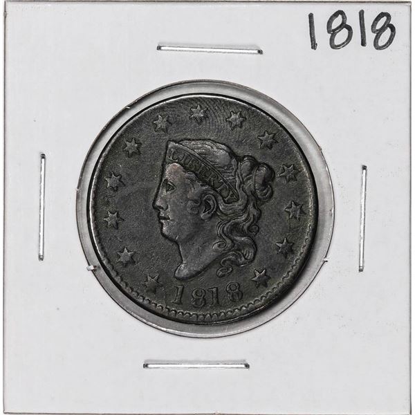 1818 Coronet Head Large Cent Coin
