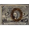 Image 1 : March 3, 1863 Second Issue Five Cents Fractional Currency Note