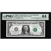 Image 1 : 1969A $1 Federal Reserve Note PMG Choice Uncirculated 64 Dual Courtesy Autograph