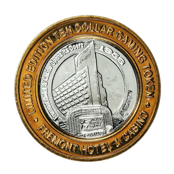 .999 Fine Silver Sam Boyd's Fremont Las Vegas, NV $10 Limited Edition Gaming Token