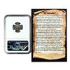 Image 2 : El Cazador Shipwreck (1772-83) Mexico 1/2 Real Silver Coin NGC Genuine w/ Story Card