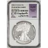 Image 1 : 2006-W $1 Proof American Silver Eagle Coin NGC PF69 Ultra Cameo E. Jones Signature