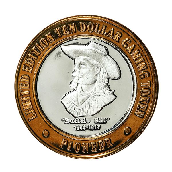 .999 Fine Silver Pioneer Laughlin, Nevada $10 Limited Edition Gaming Token