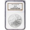 Image 1 : 2007-W $1 Burnished American Silver Eagle Coin NGC MS69
