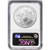 Image 2 : 2007-W $1 Burnished American Silver Eagle Coin NGC MS69