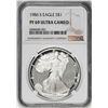 Image 1 : 1986-S $1 Proof American Silver Eagle Coin NGC PF69 Ultra Cameo