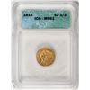 Image 1 : 1915 $2 1/2 Indian Head Quarter Eagle Gold Coin ICG MS61