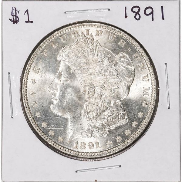 1891 $1 Morgan Silver Dollar Coin