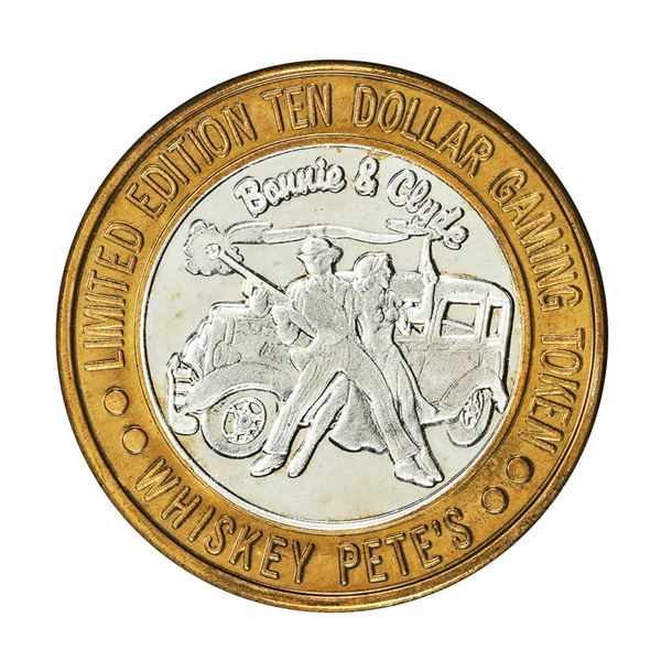 .999 Silver Whiskey Pete's Casino Jean, Nevada $10 Limited Edition Gaming Token