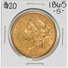 Image 1 : 1865-S Type 1 $20 Liberty Head Double Eagle Gold Coin