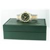 Image 4 : Rolex Men's Two Tone Black Pyramid Diamond Datejust Wristwatch
