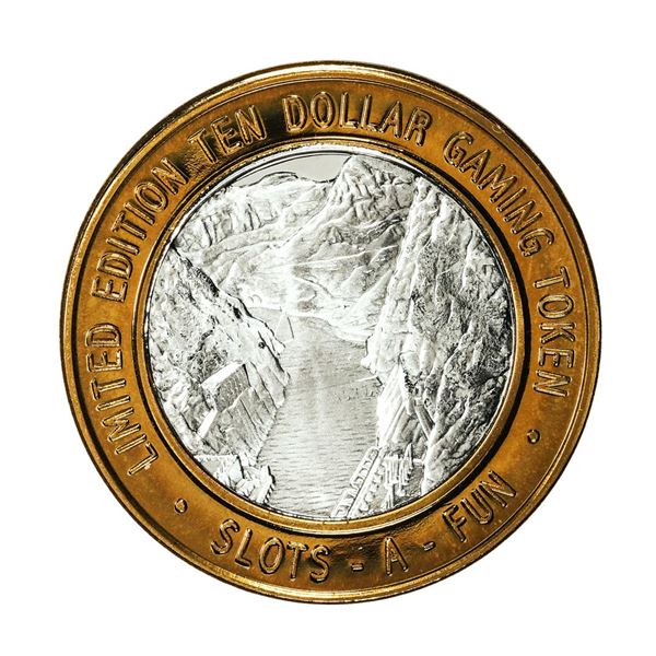 .999 Silver Slots A Fun Casino Las Vegas, NV $10 Limited Edition Casino Gaming Token