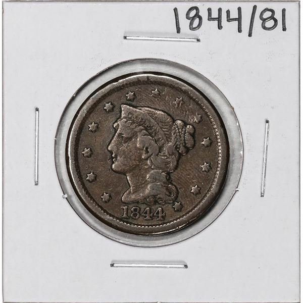1844/81 Coronet Head Large Cent Coin