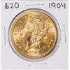 Image 1 : 1904 $20 Liberty Head Double Eagle Gold Coin