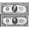 Image 1 : Lot of 1934D $10 & $20 Federal Reserve Notes Richmond