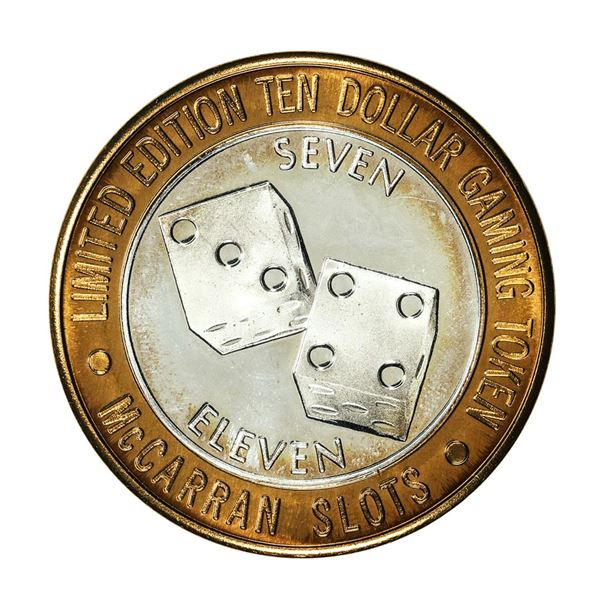 .999 Silver McCarran International Airport Las Vegas, NV $10 Limited Gaming Token