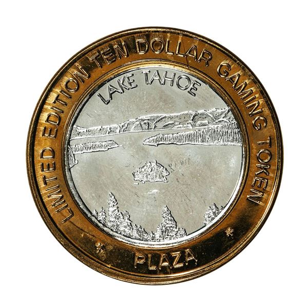 .999 Fine Silver Plaza Casino Las Vegas, NV $10 Limited Edition Gaming Token