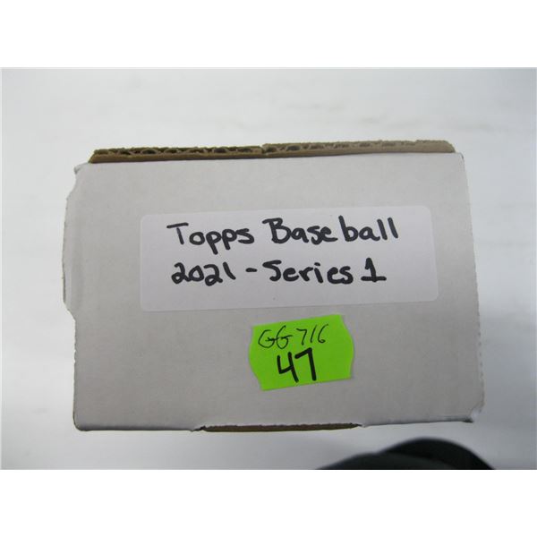 BOX W/TOPPS BASEBALL 2021 SERIES 1 CARDS