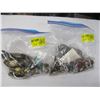 Image 1 : 2 BAGS OF COSTUME JEWELLERY, WATCHES, ETC.