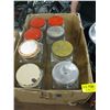 Image 1 : 8 GLASS STORAGE JARS