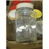 Image 2 : 8 GLASS STORAGE JARS