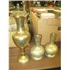 Image 2 : TOTE W/VARIOUS COPPER & BRASS LOOK PLATTERS, MUGS, FIGURINES, ETC.