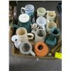 Image 1 : VARIOUS VASES, BEER STEINS, TEAPOT, ETC.