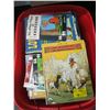 Image 1 : TOTE W/MISC. BOOKS, FRENCH & SOME ENGLISH