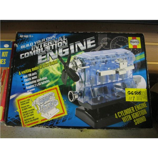 BUILD YOUR OWN INTERNAL COMBUSTION ENGINE MODEL KIT