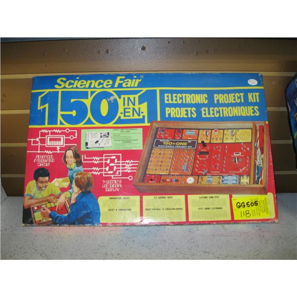 VINTAGE SCIENCE FAIR ELECTRONIC PROJECT KIT