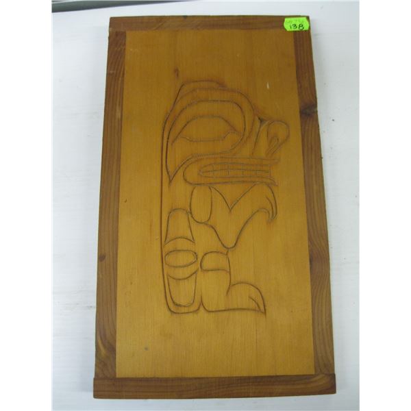 CARVED VINTAGE NWC PLAQUE