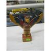 Image 1 : SM. WOODEN INDIGENOUS BIRD STATUE