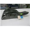 Image 1 : SAMSON KINGALIK SIGNED CARVED STONE OTTER W/FISH