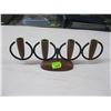 Image 1 : DANSKE DESIGN TEAK WOOD CANDLE HOLDER
