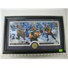 Image 1 : LTD. EDITION #383/5000 MINTED MEDALLION & COMMEMORATIVE PHOTO COLLAGE OF SEATTLE SEAHAWKS PLAYER RUS