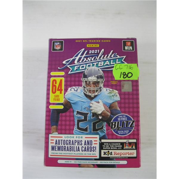 ABSOLUTE 21 FOOTBALL CARDS