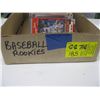 Image 1 : BOX OF BASEBALL ROOKIE CARDS IN PROTECTIVE CASES