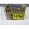 Image 1 : BOX OF NHL ROOKIE CARDS IN PROTECTIVE CASES