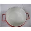 Image 2 : DANSKE-ANABIA FINEL ORANGE ENAMEL POT W/LID